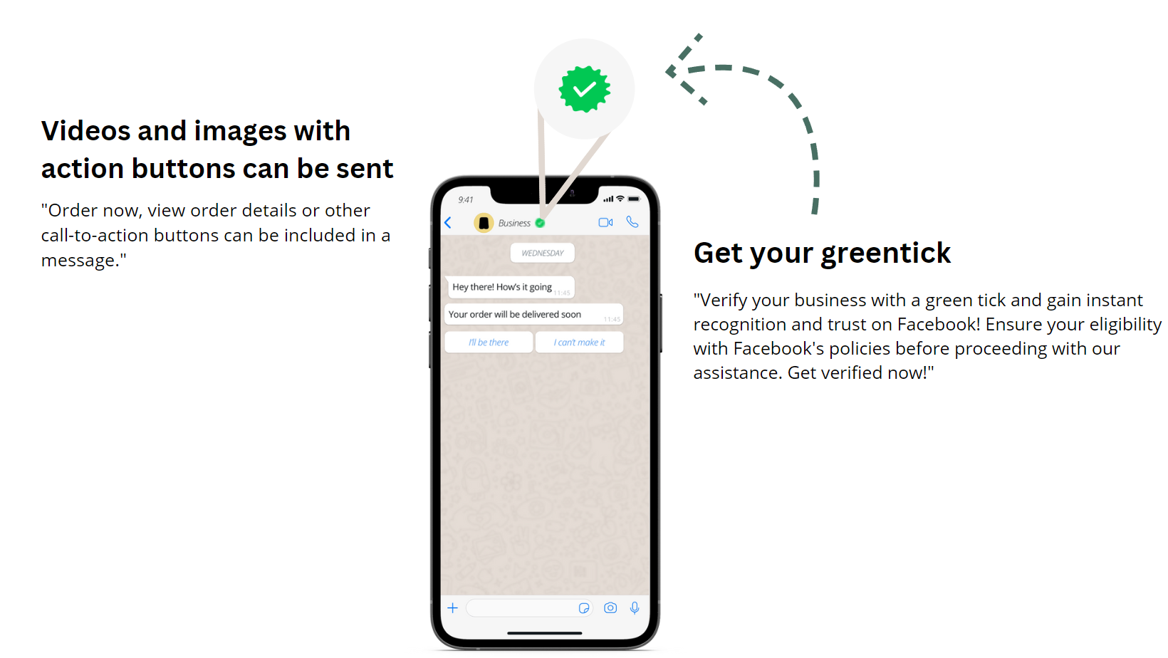 whatsapp green tick